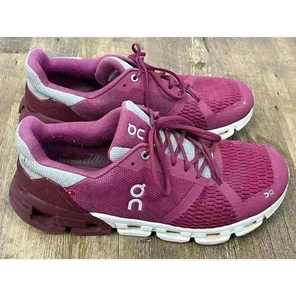 On Cloud Cloudflyer Women's 10.5 Running Shoes Magenta Mulberry Sneakers - Picture 10 of 15